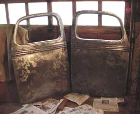 doors with paint removed
